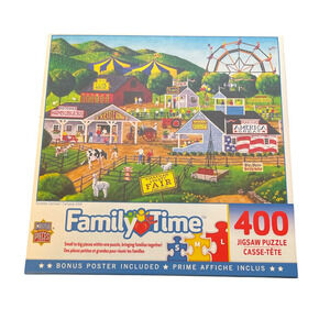 Master Pieces Summer Carnival County Fair Family Time Jigsaw Puzzle 400 Complete